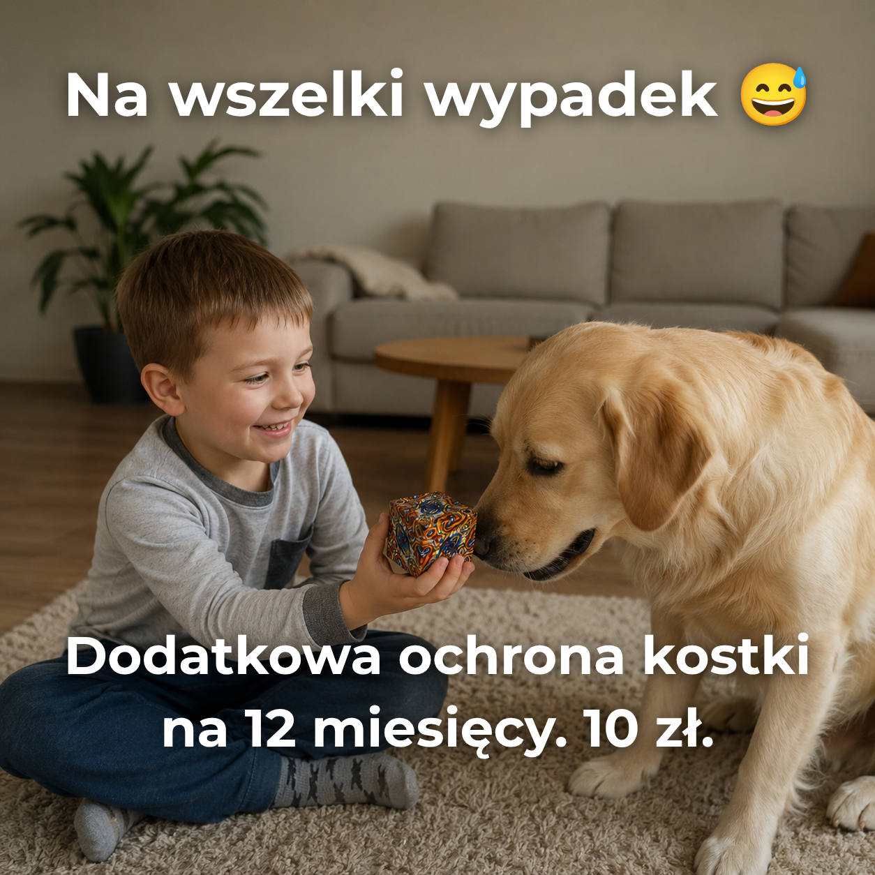 Dodatkowa ochrona kostki na 12 miesięcy