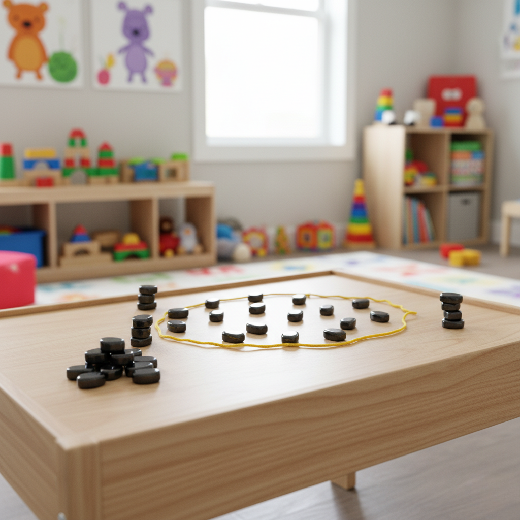 Mag Bitwa - gra magnetyczna dla dzieci i dorosłych, zestaw 30 magnesów (2–4 graczy)