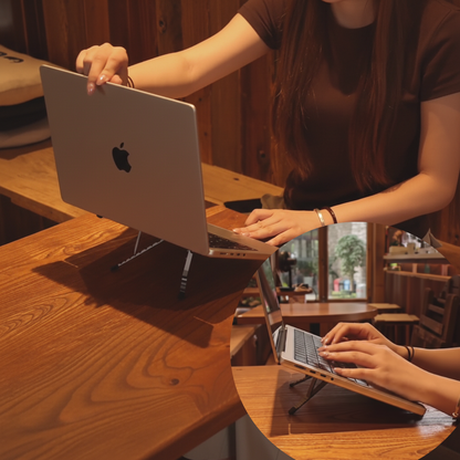 Składany aluminiowy stojak magnetyczny 3w1 (laptop | tablet | telefon)